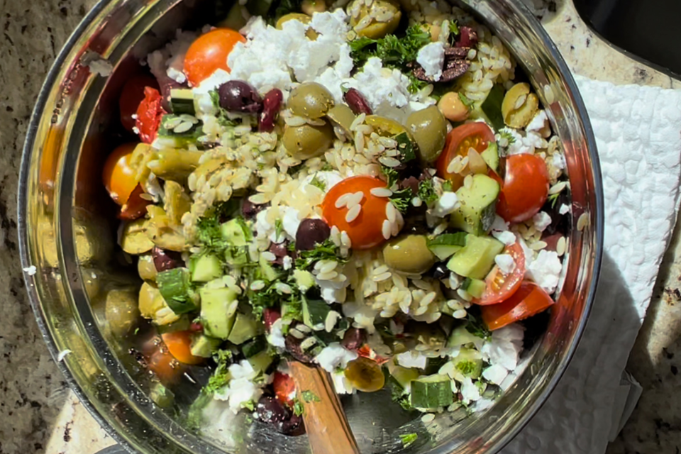 Refreshing Greek Orzo Salad